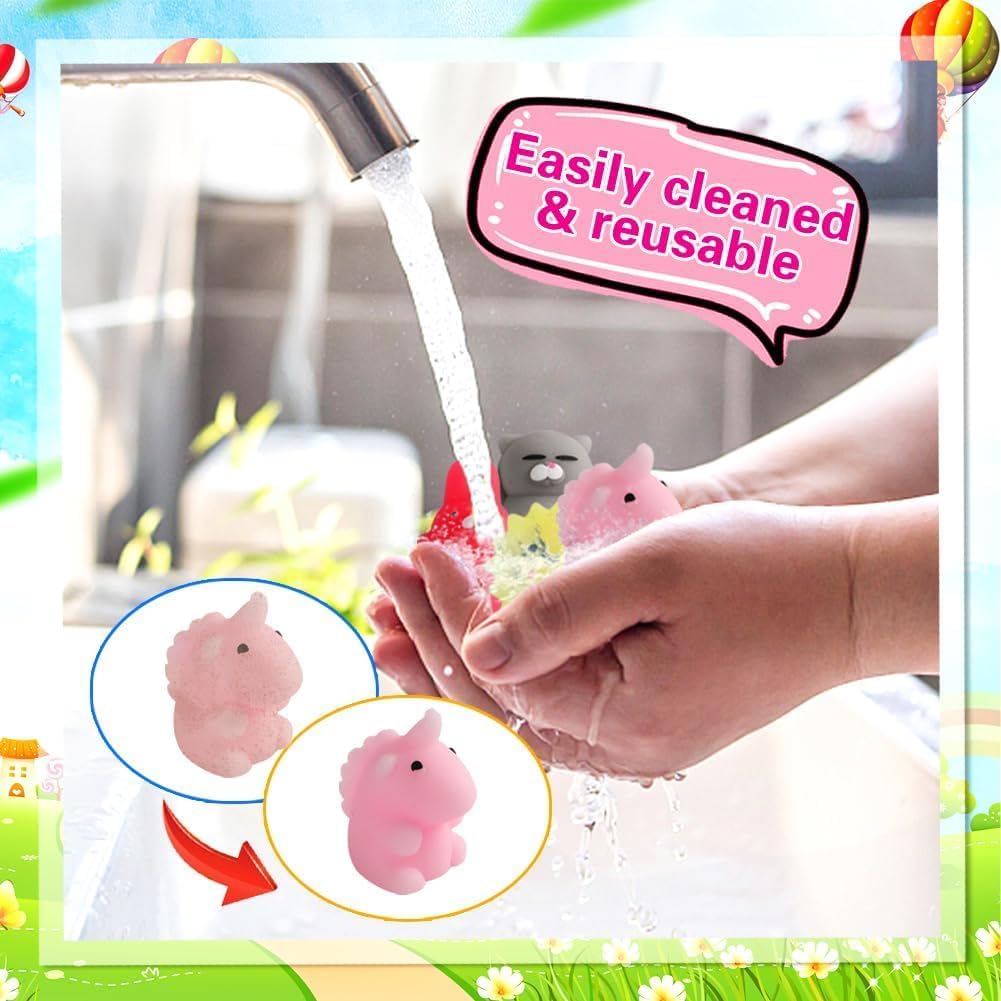 SquishiQ Kawaii Mochi Squishies Fidget Legetøjssæt