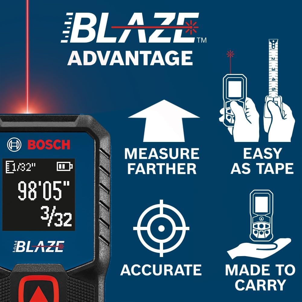 Bosch Laserafstandsmåler Digital Blaze 30.5 m GLM100-23
