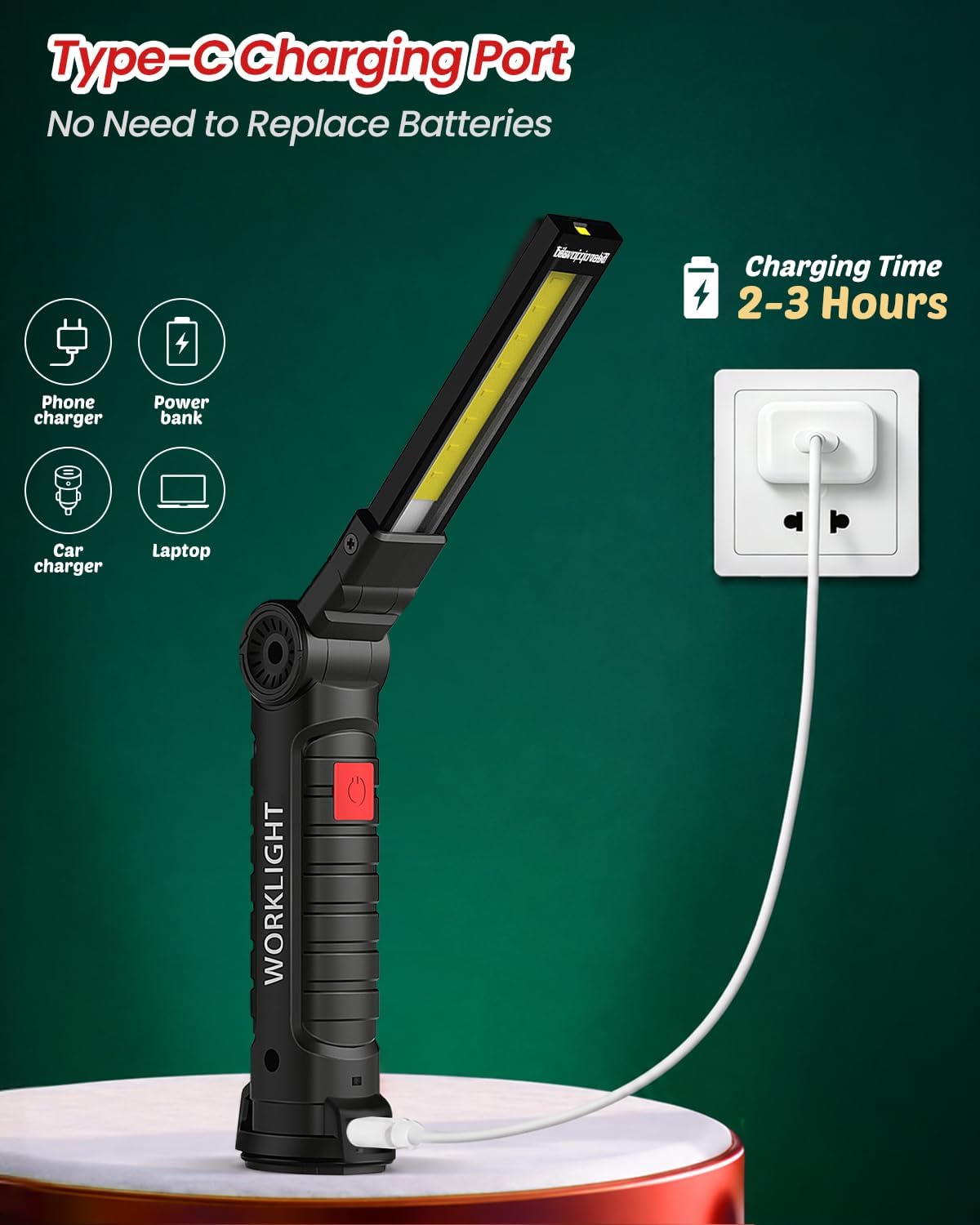 Coquimbo LED Arbejdslampe Genopladelig Magnetisk GZD-001