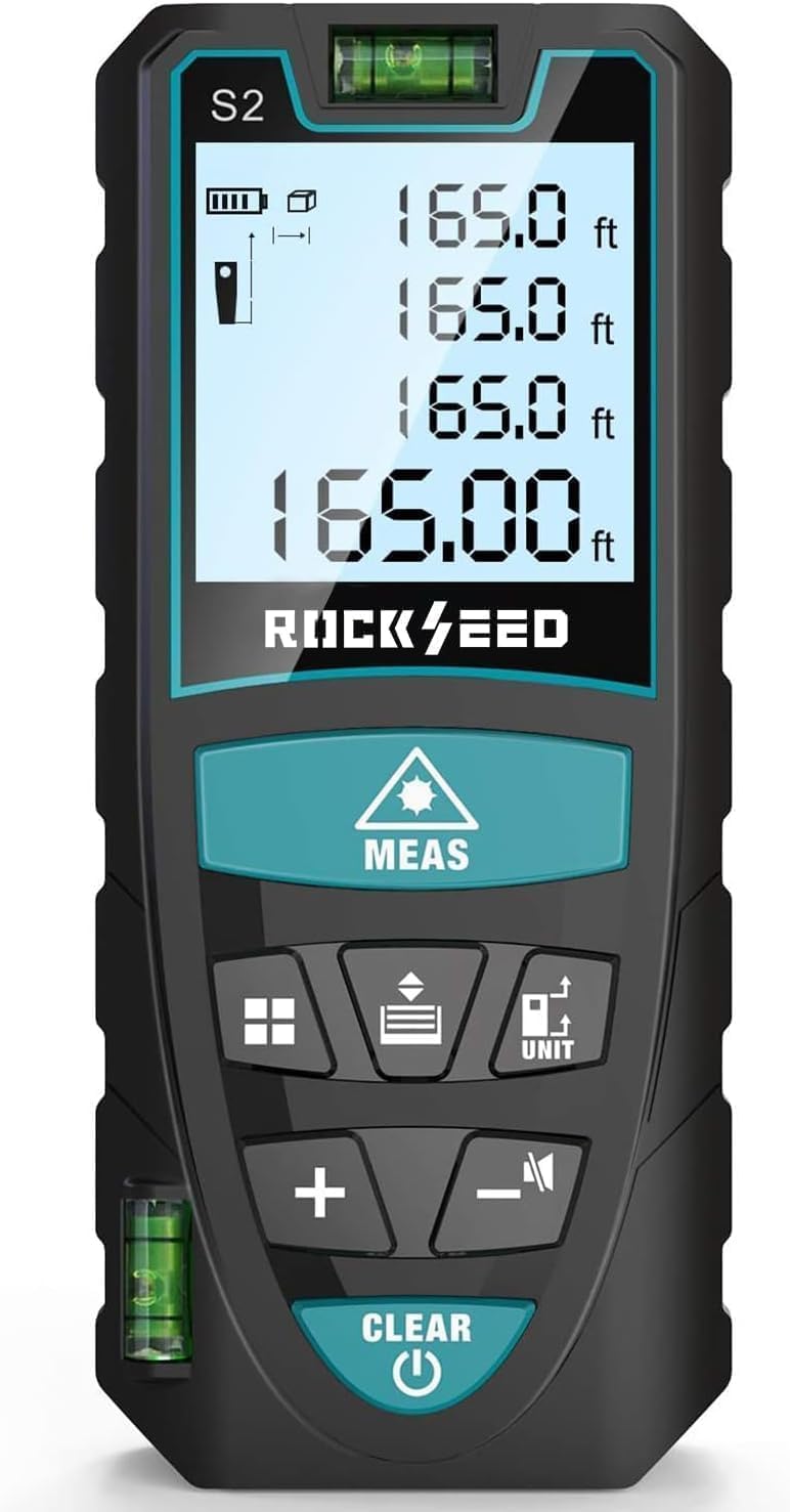 RockSeed Laserafstandsmåler Digital 50 m S2
