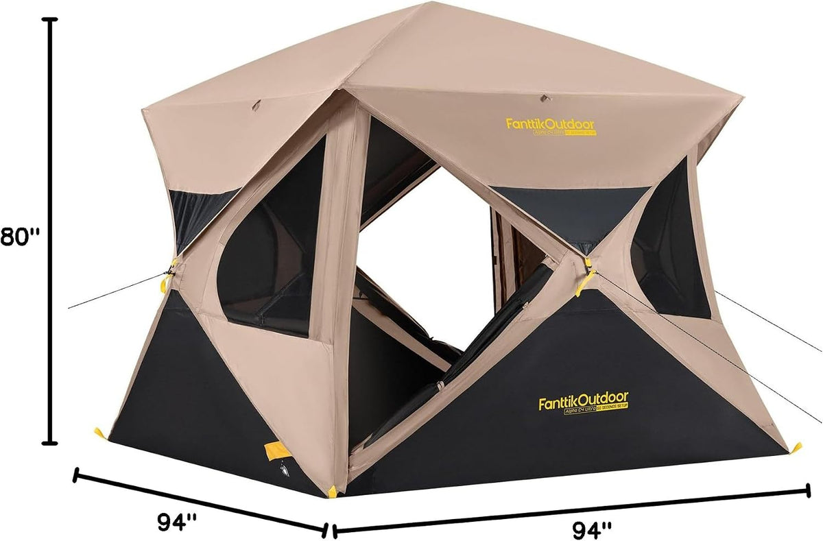 FanttikOutdoor Camping Telt 4 Personer Alpha C4 Ultra