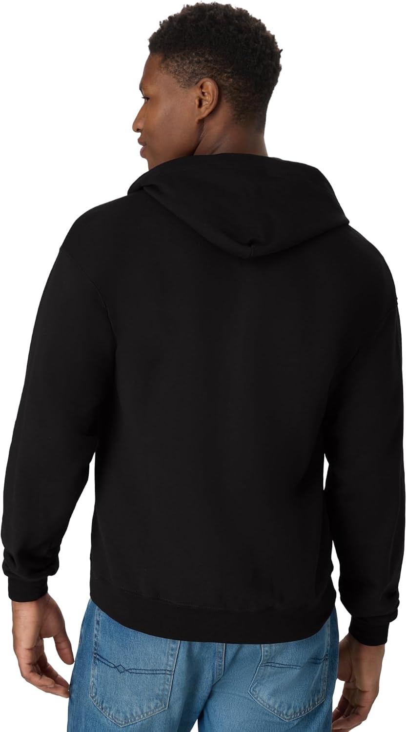 Hanes Herre Hættetrøje EcoSmart Fleece Full-Zip OP180