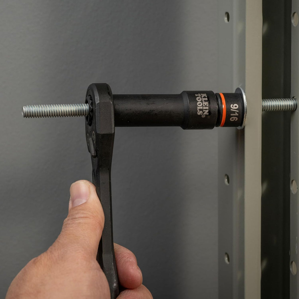 Klein Tools KNECT Gennemstikstopnøglesæt med Skralde 65500KNECT