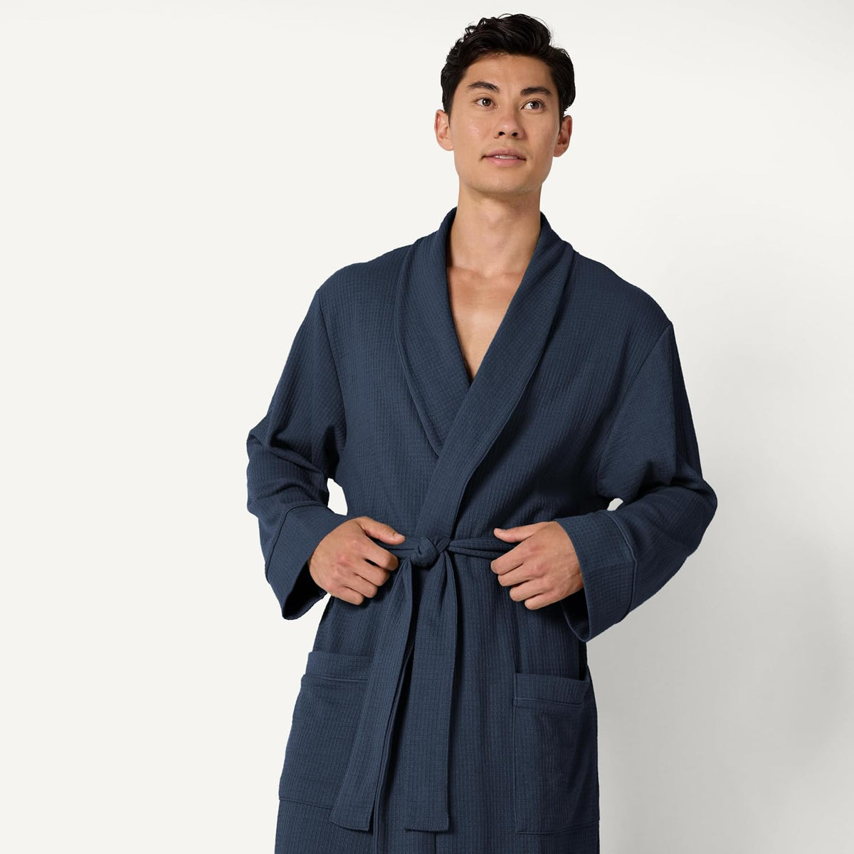 Amazon Essentials Herre Badekåbe Waffle Lightweight AE175486