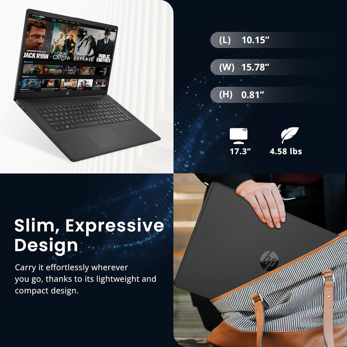 HP Essential 17.3" Bærbar Computer