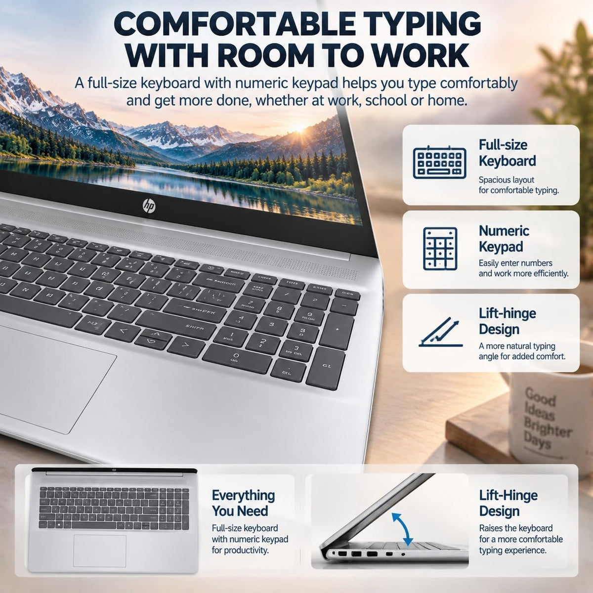 HP 17.3" HD+ Bærbar Computer
