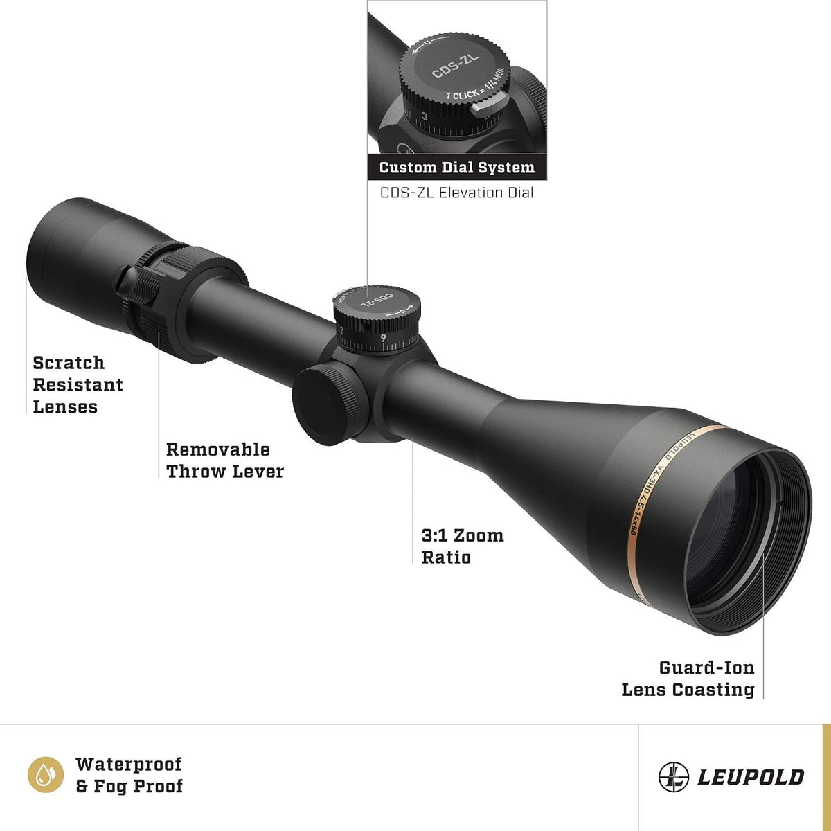 Leupold Kikkertsigte VX-3HD 4.5-14x50mm 180622