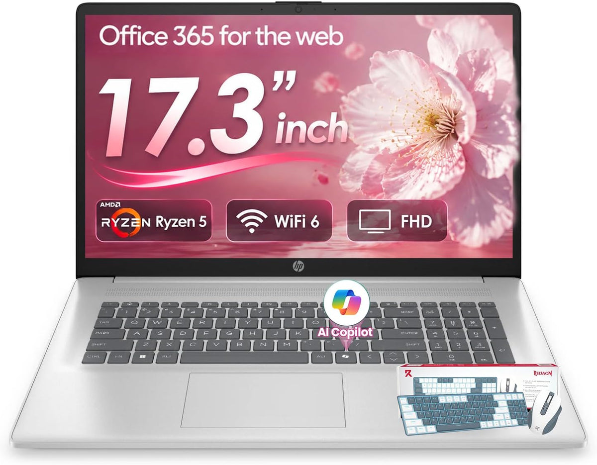 HP 17 17.3" Bærbar Computer AMD Ryzen 5