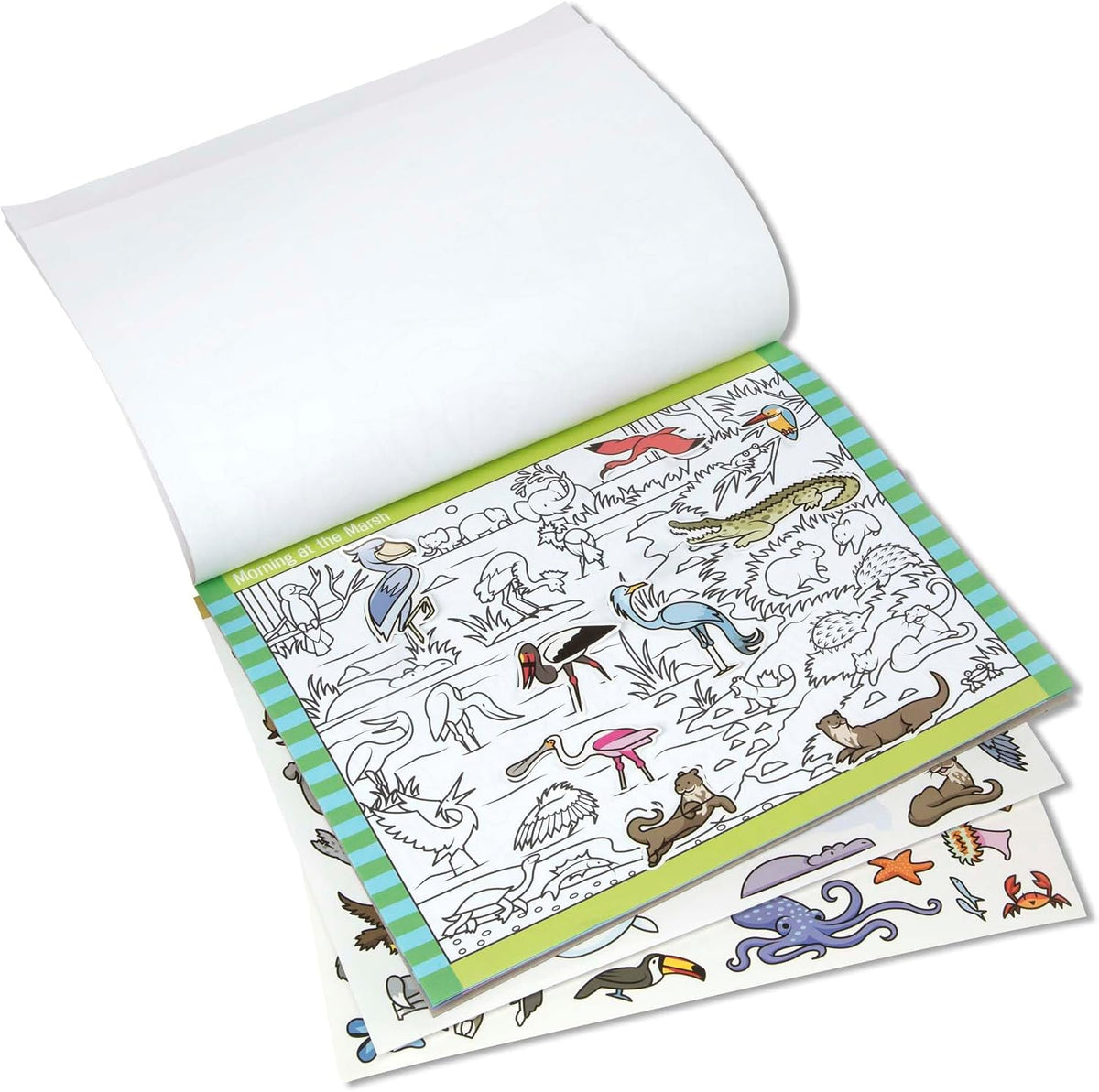 Melissa & Doug Find & Sæt Klistermærkebog Dyr 30152