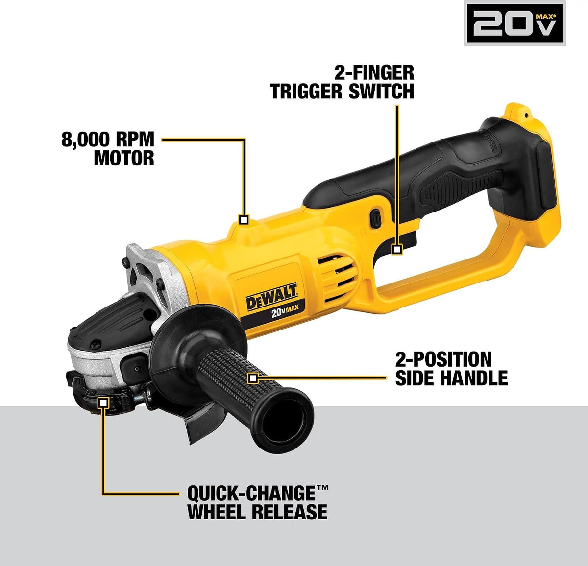 DEWALT Værktøjssæt Kulfri 10 Dele 20V MAX DCK1021D2