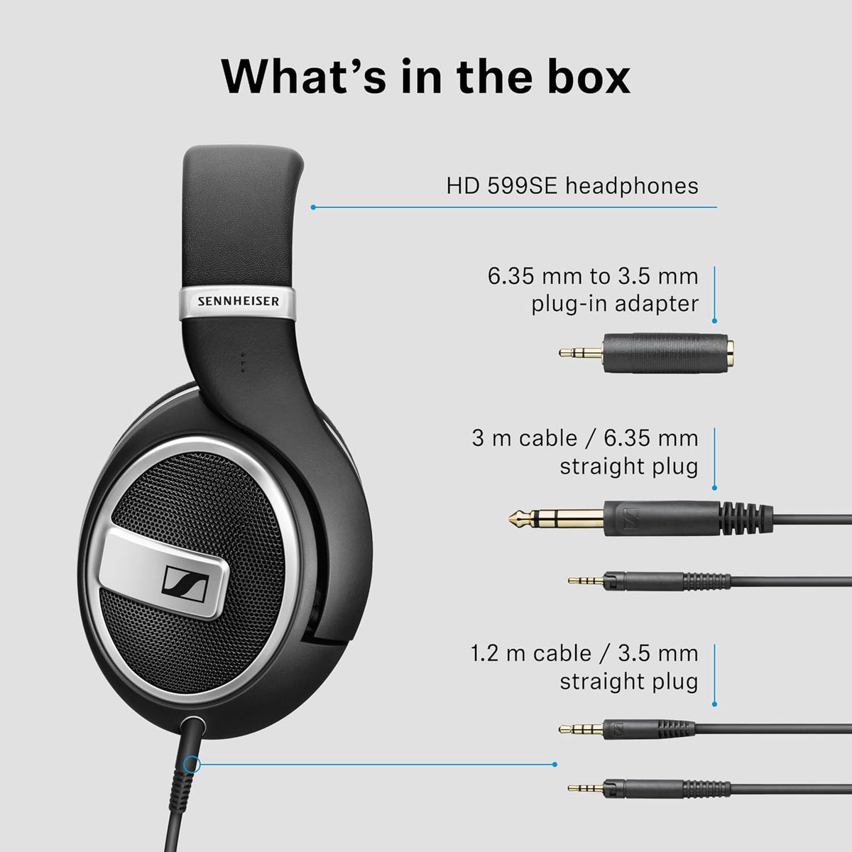 Sennheiser HD 599 SE Kablede Over-Ear Hovedtelefoner HD 599 SE