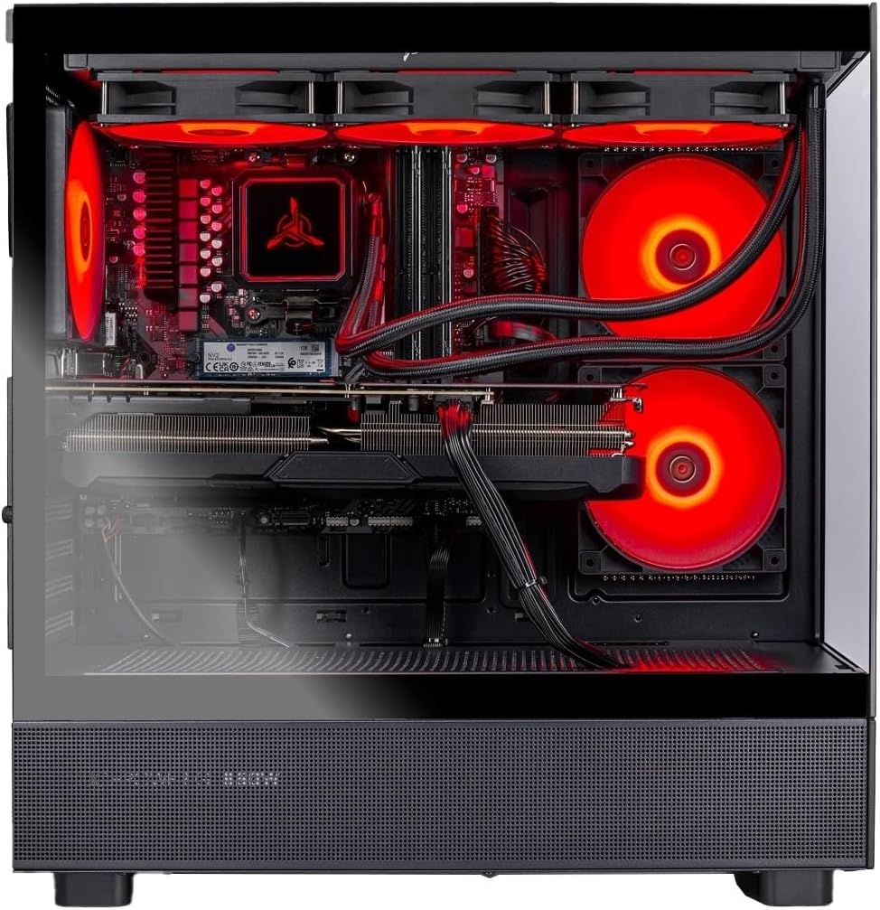 Skytech Azure Gaming PC Ryzen 7 9850X3D RX 9070 XT