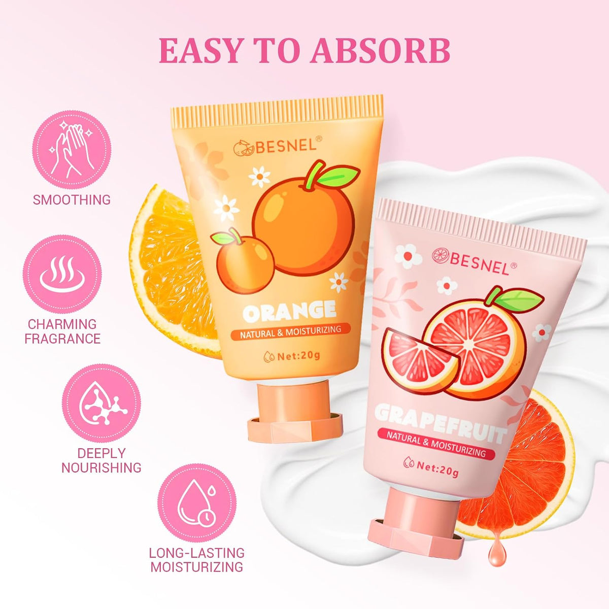 BESNEL Hand Cream Gift Set Håndcreme til Kvinder