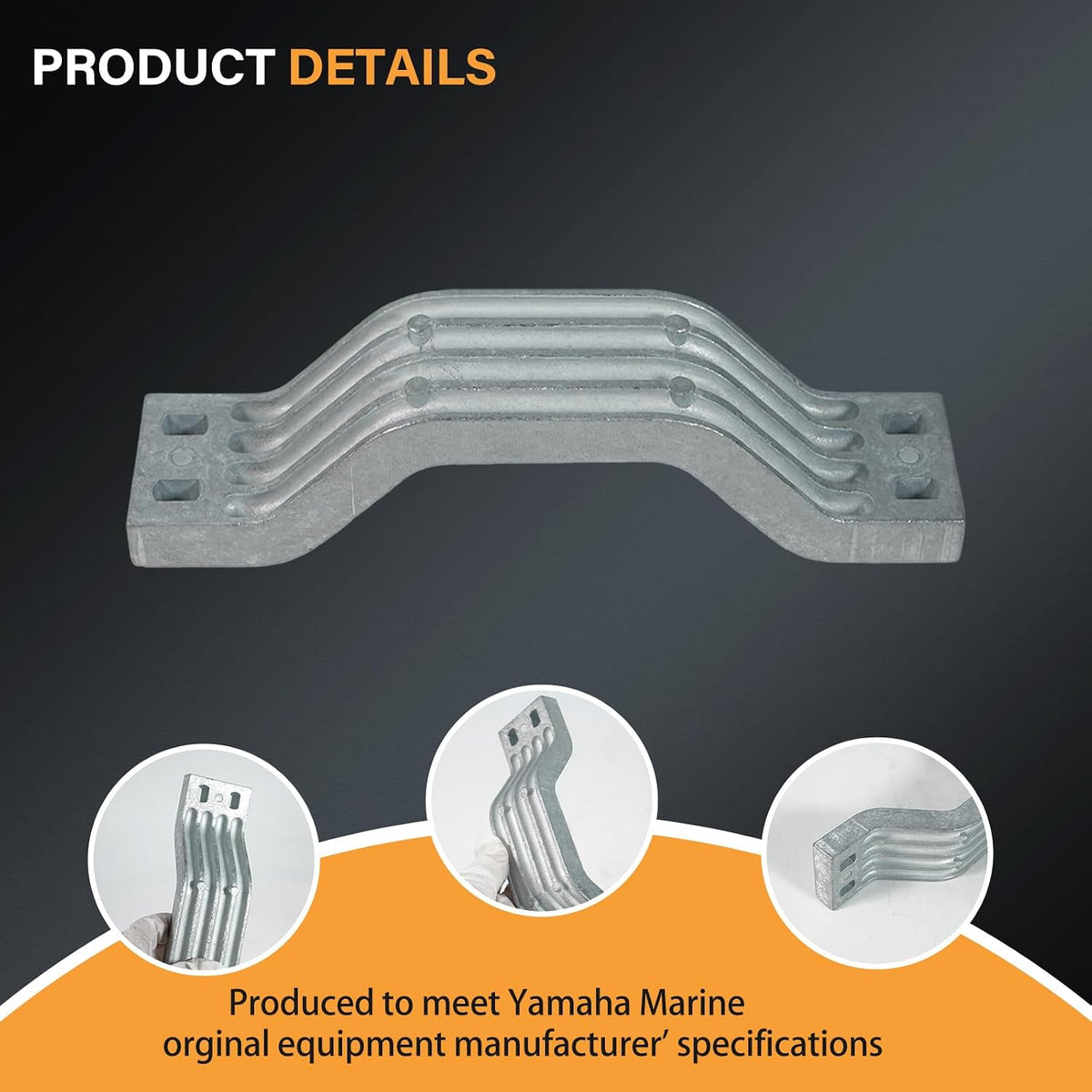 Tonvesda Zinkanode til Yamaha 115-300HK 6G5-45251-01