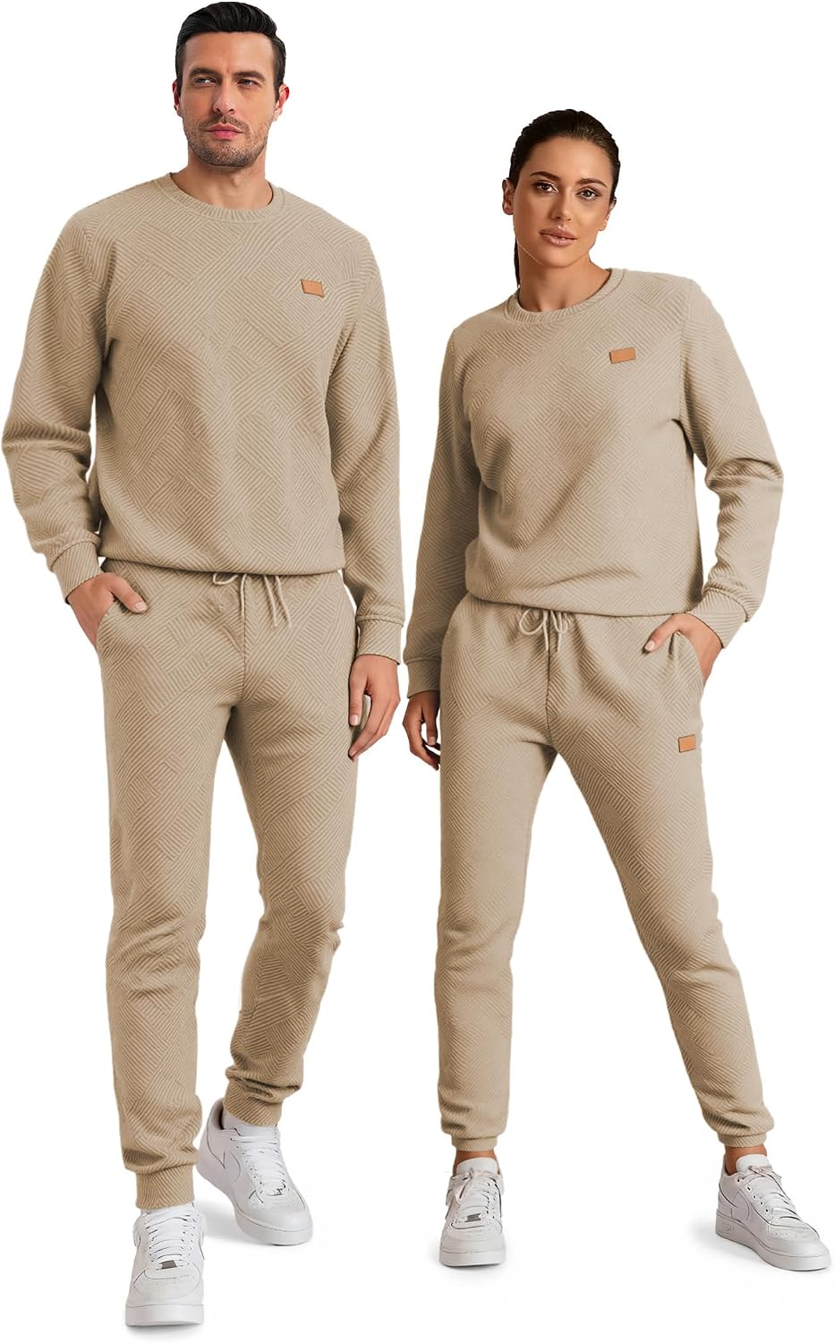 JMIERR Herre Træningssæt Crewneck Joggers 2-Delt