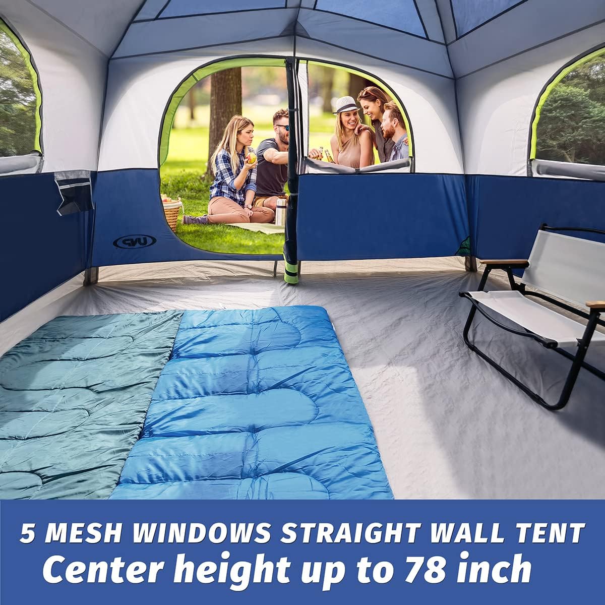 UNP Camping Telt 6 Personer UNP-100978