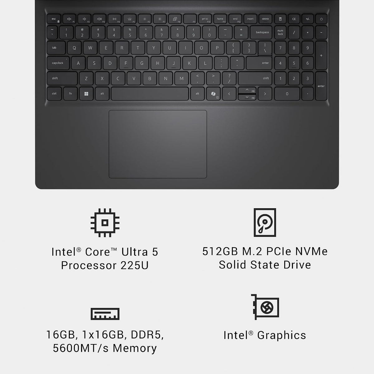 Dell 15 15.6" Bærbar Computer FHD