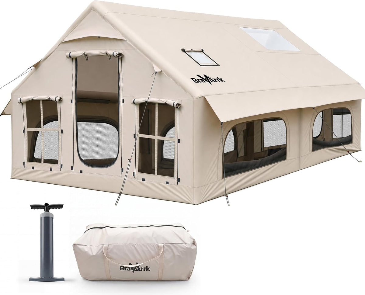 BravArrk Oppusteligt Camping Telt 8 Personer BK01010107
