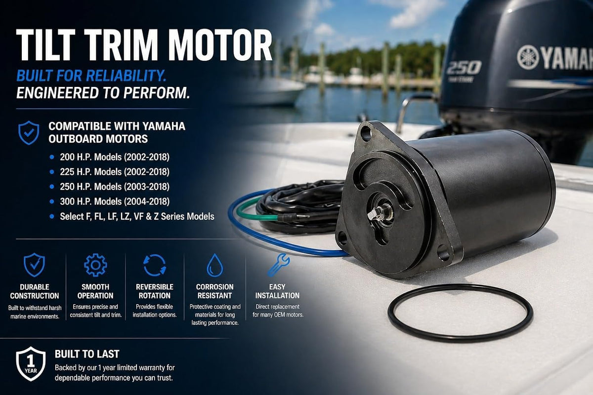 Gladiator Tilt/Trim Motor til Yamaha 200HP-300HP 10865