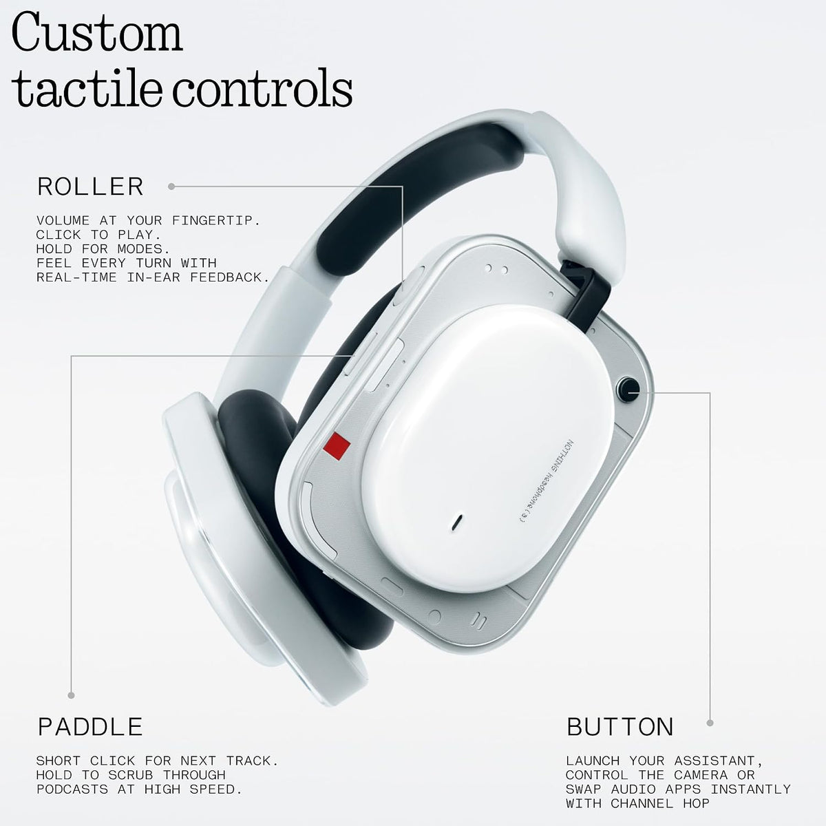 Nothing Headphone (a) Trådløse Over-Ear Hovedtelefoner B186