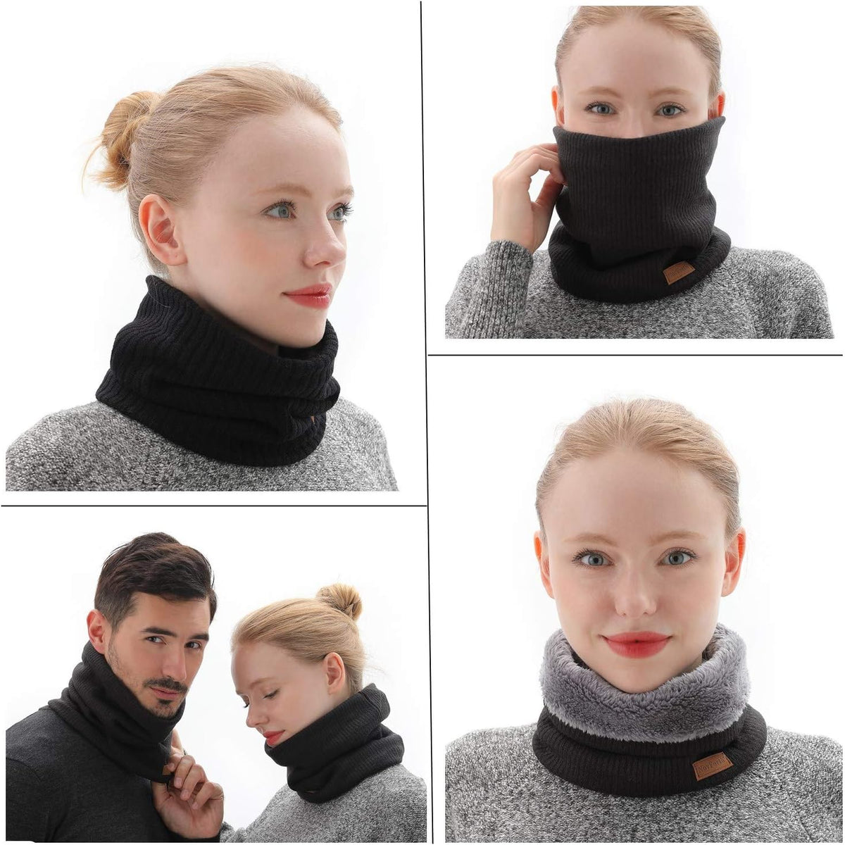 NovForth Unisex Halsedisse Vinter Fleece Vindtæt