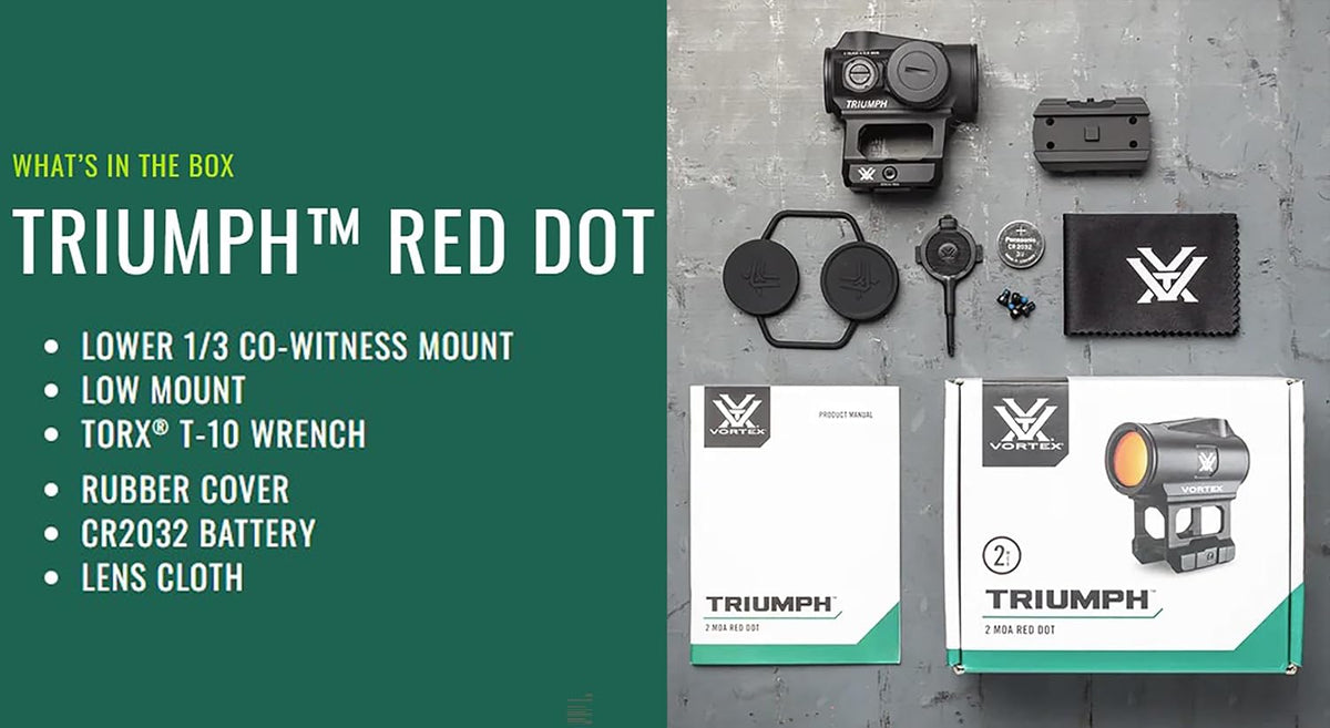 Vortex Rødpunktsigte Triumph 2 MOA TRI-RD2-Vortex