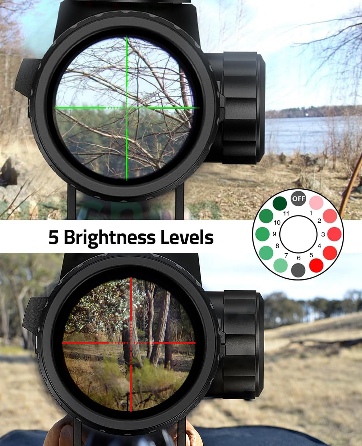 CVLIFE Kikkertsigte 3-9x40mm 1-inch Tube