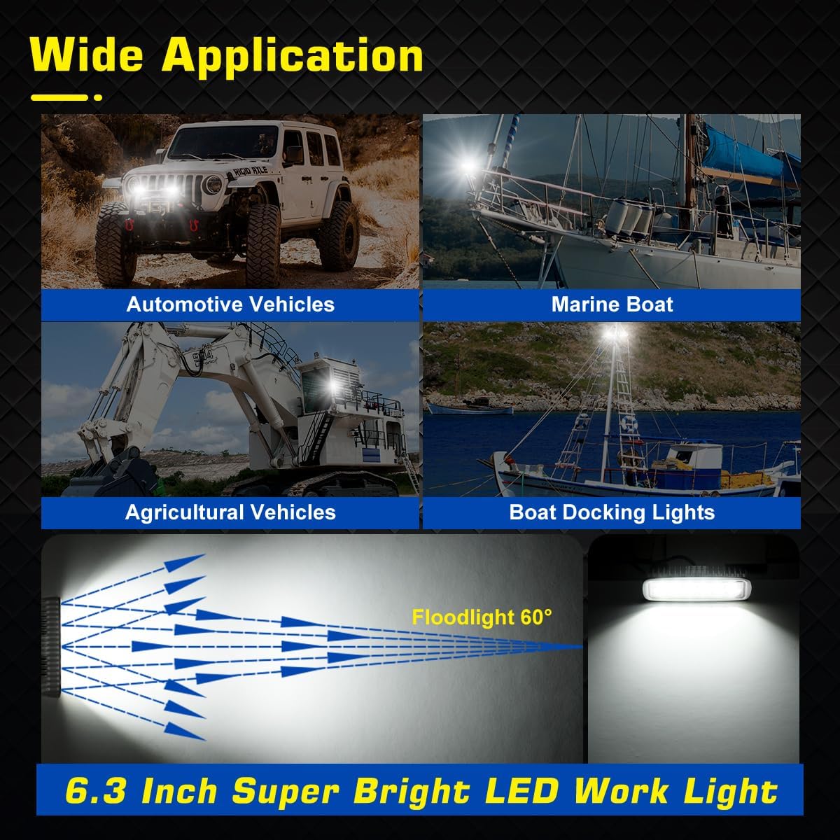 WFPOWER LED Bådprojektør 16 cm KF-1004550