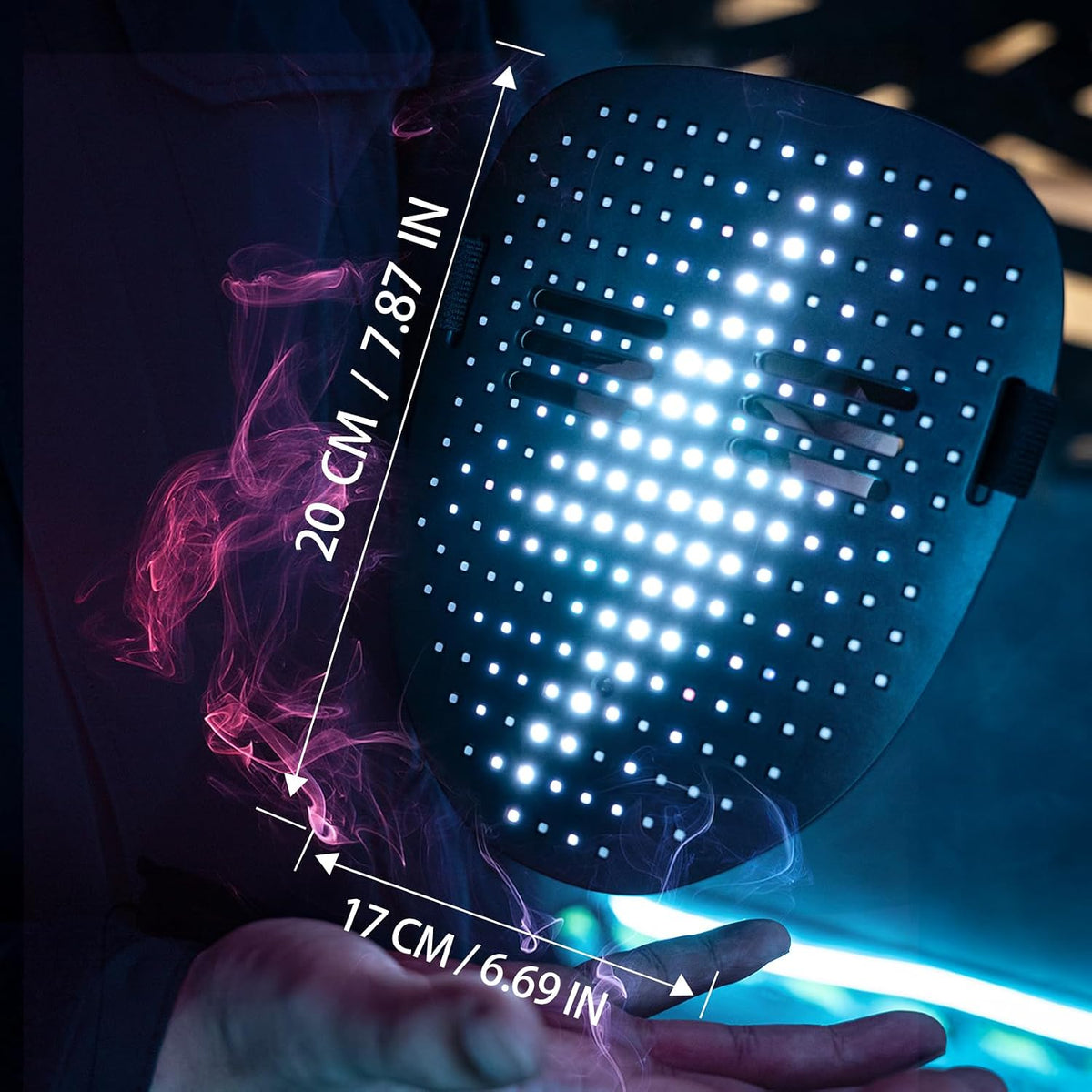 MOYACA LED Maske med Bevægelsessensor MOYACAM01