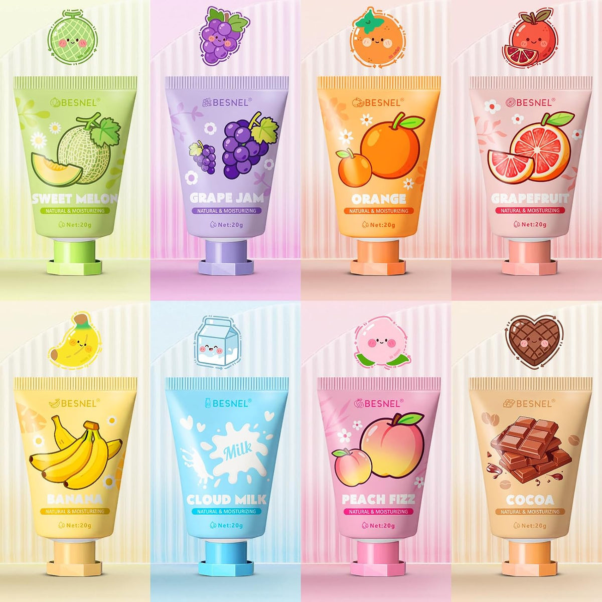 BESNEL Hand Cream Gift Set Håndcreme til Kvinder