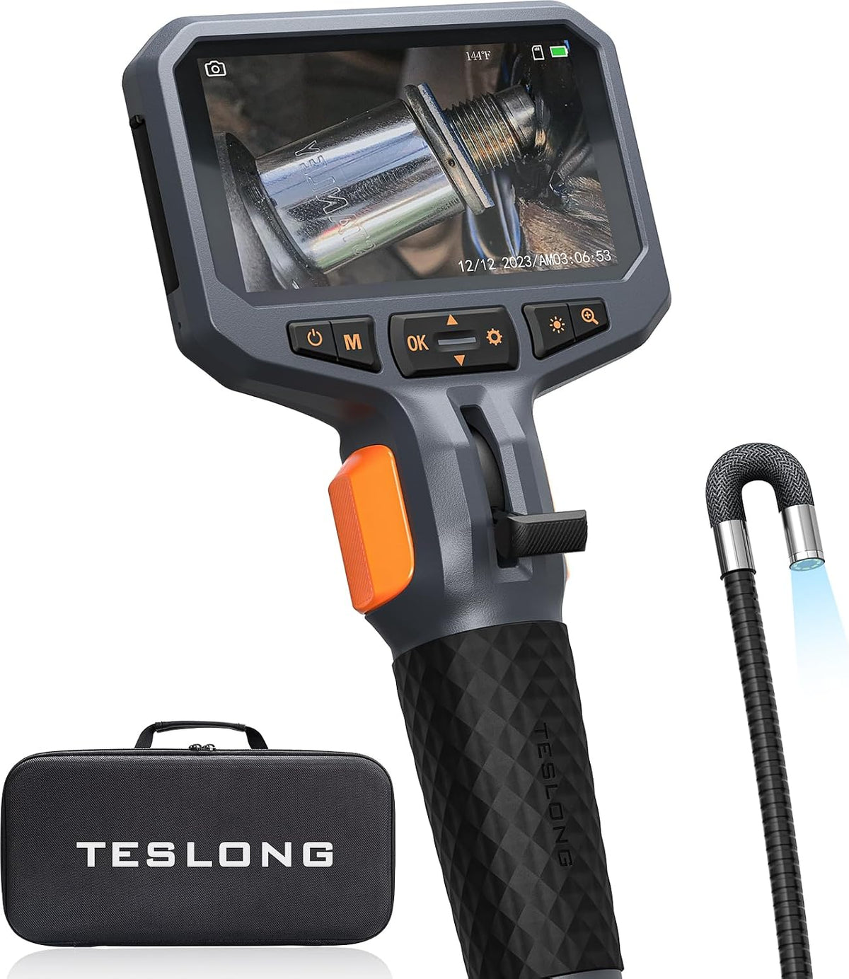 Teslong TD450S Artikulerende Endoskopkamera 4.5" IPS Skærm 1080p TD450S