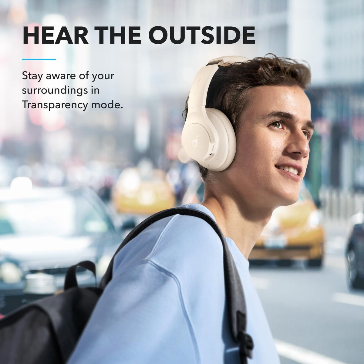 Soundcore Q20i Trådløse Over-Ear Hovedtelefoner A3004