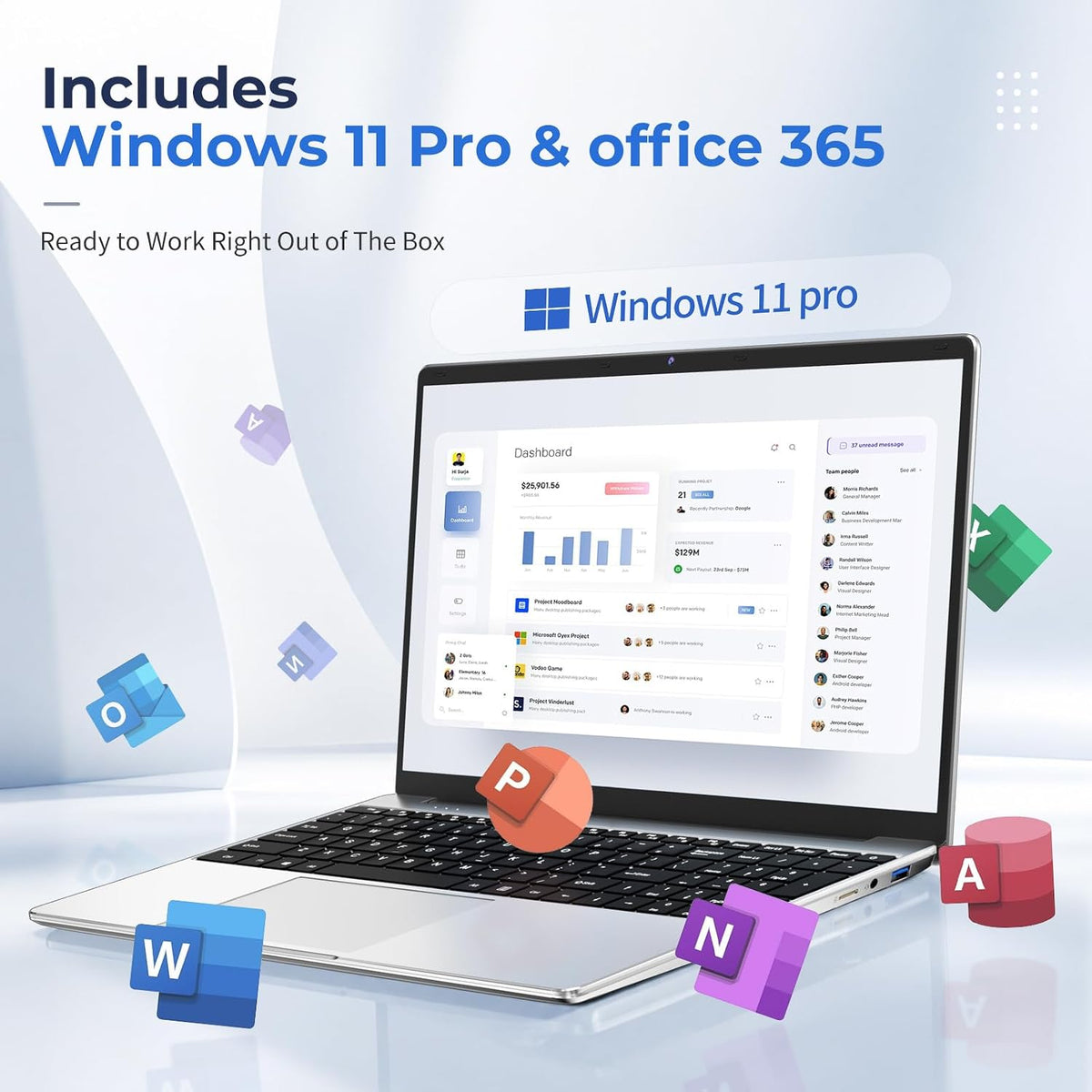 HILLSUSU NY-12 15.6" Bærbar Computer Intel Core i5-7Y54