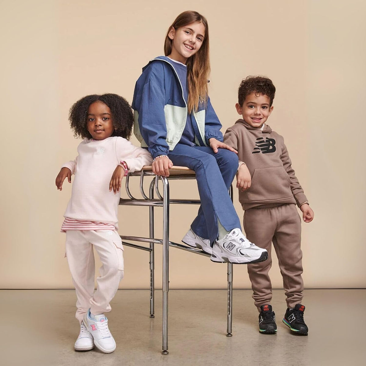 New Balance Drenge Joggingbukser Fleece 3-Pak