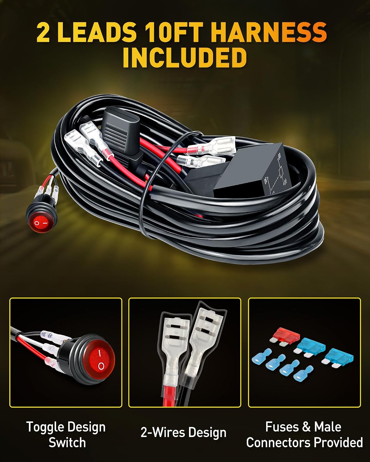 NAOEVO LED Light Bar 17.8 cm 2 Stk. 240W