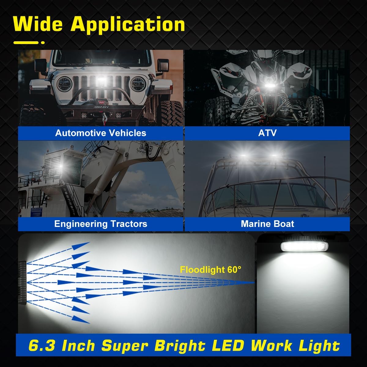 WFPOWER 360° LED Bådprojektør 16 cm KF-1005250A