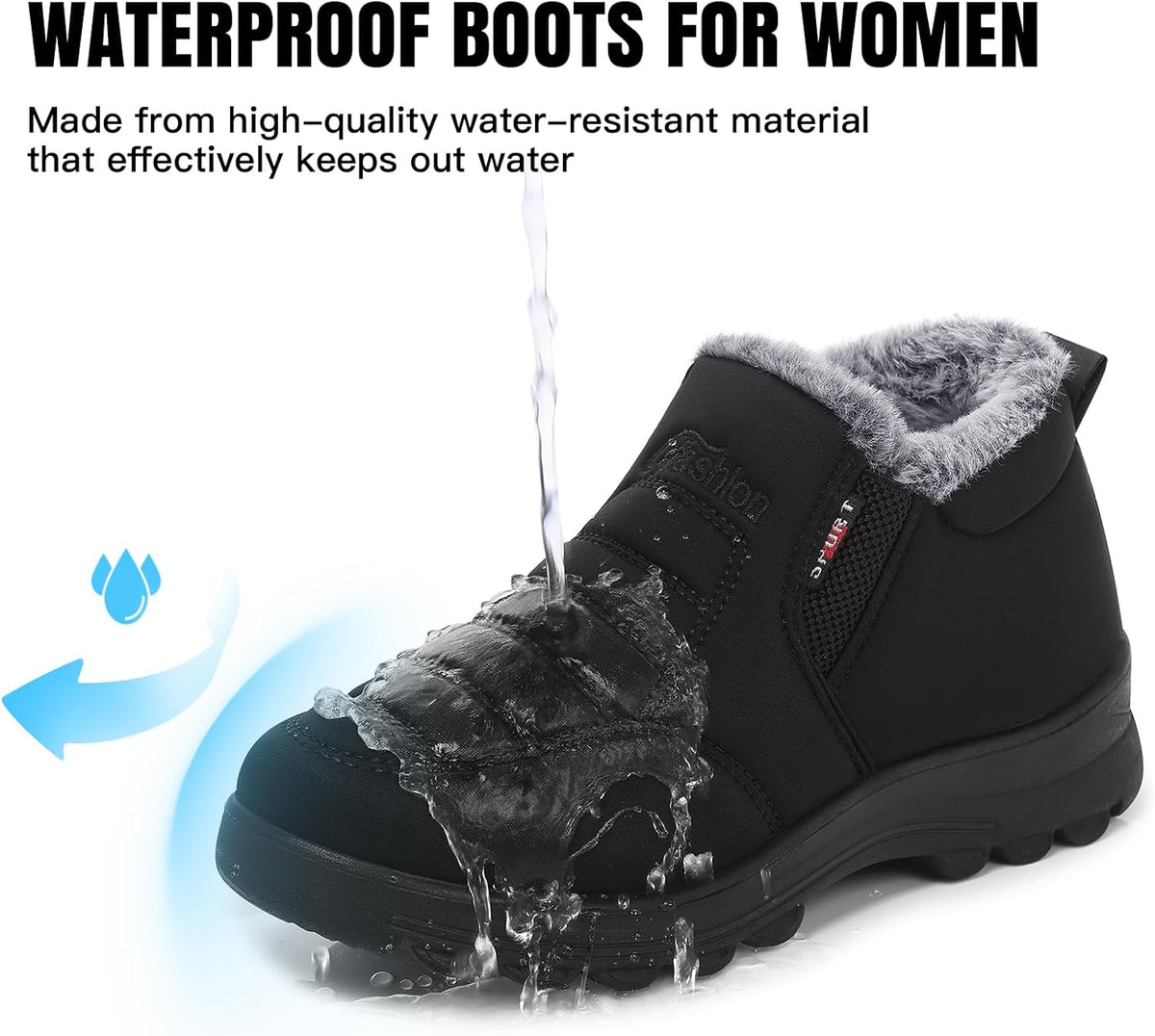 Dame Vinterstøvler Snow Boots Varm Skridsikker ADT2723
