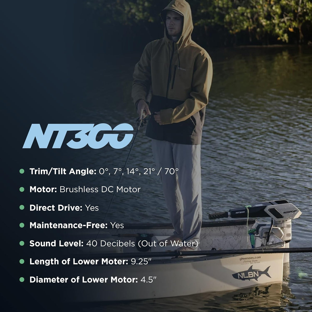 Newport NT300 Elektrisk Påhængsmotor 36V 23M1000701