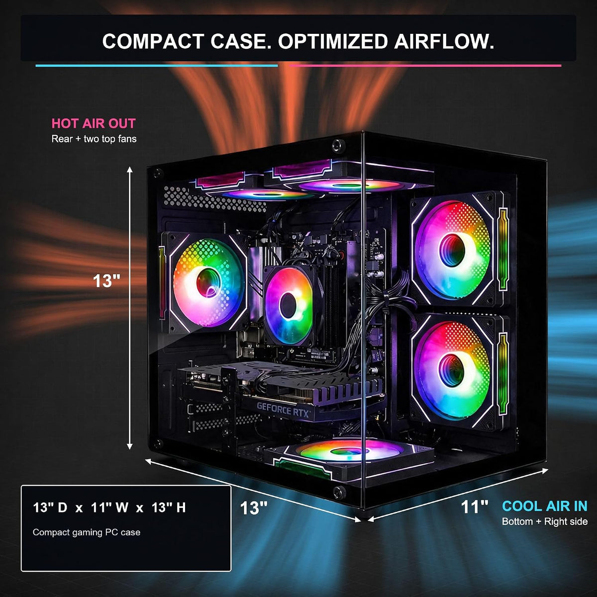 Gaming PC AMD Ryzen 5 5500 RTX 3060 Ti