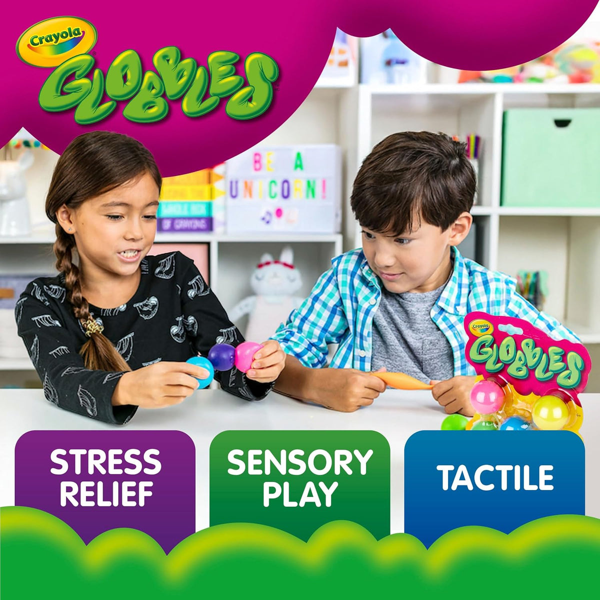 Crayola Globbles Fidget Legetøj 6-Pak 74-7294