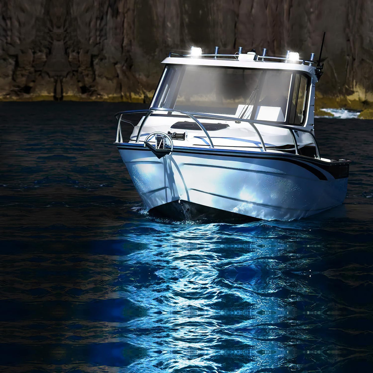 Nilight Marine LED Light Pods 10 cm 2 Stk. 18060CW