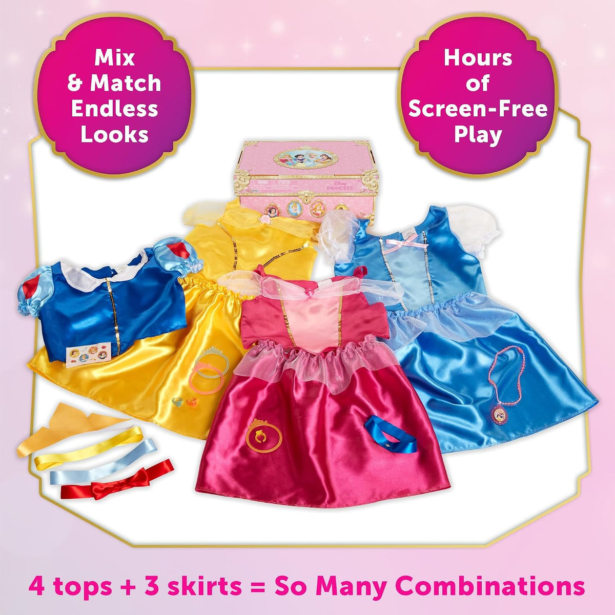 JAKKS Pacific Disney Princess Udklædningssæt 21 Dele 64423-6-RF1