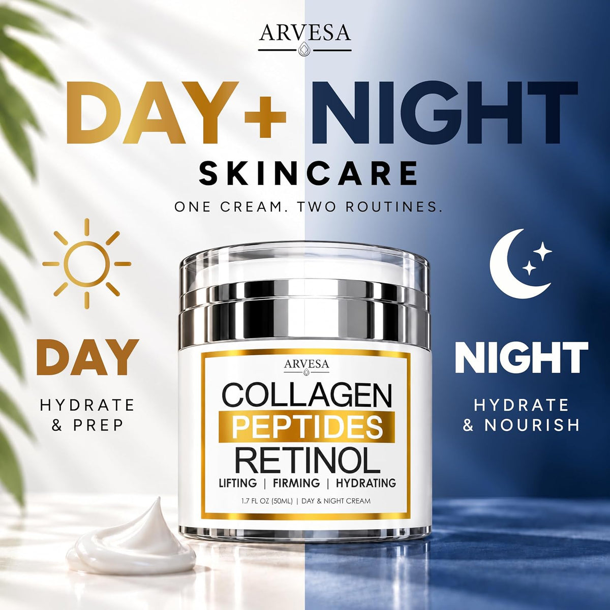 Arvesa Retinol Cream Ansigtscreme Fugtighedscreme 50ml CLG