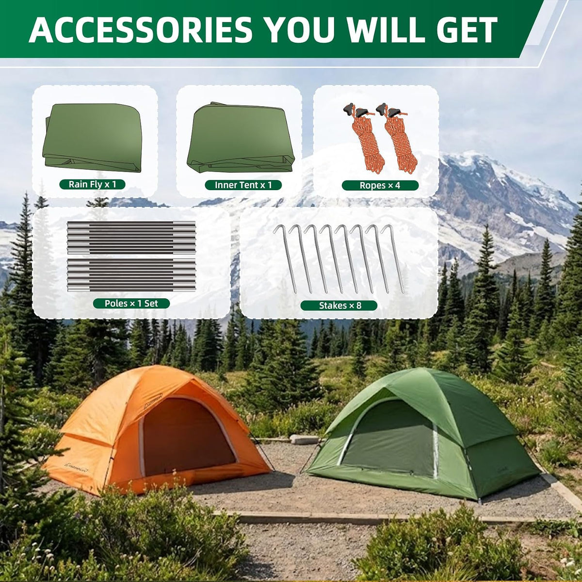 Clostnature Camping Telt CL0101202000A