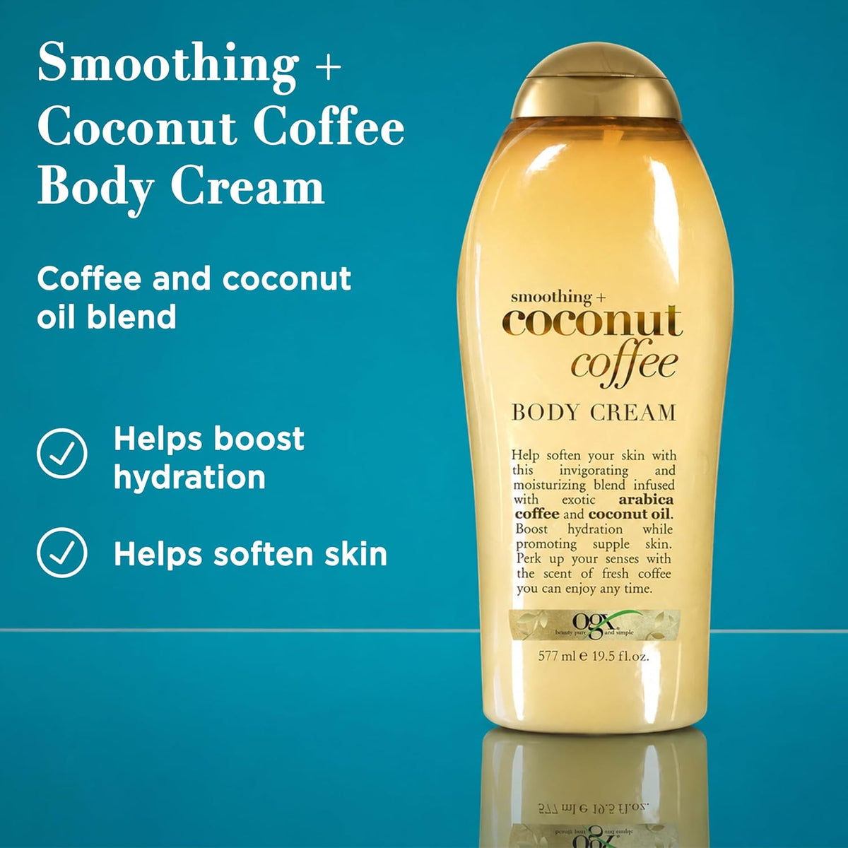 OGX Smoothing + Coconut Coffee Body Cream 4092452