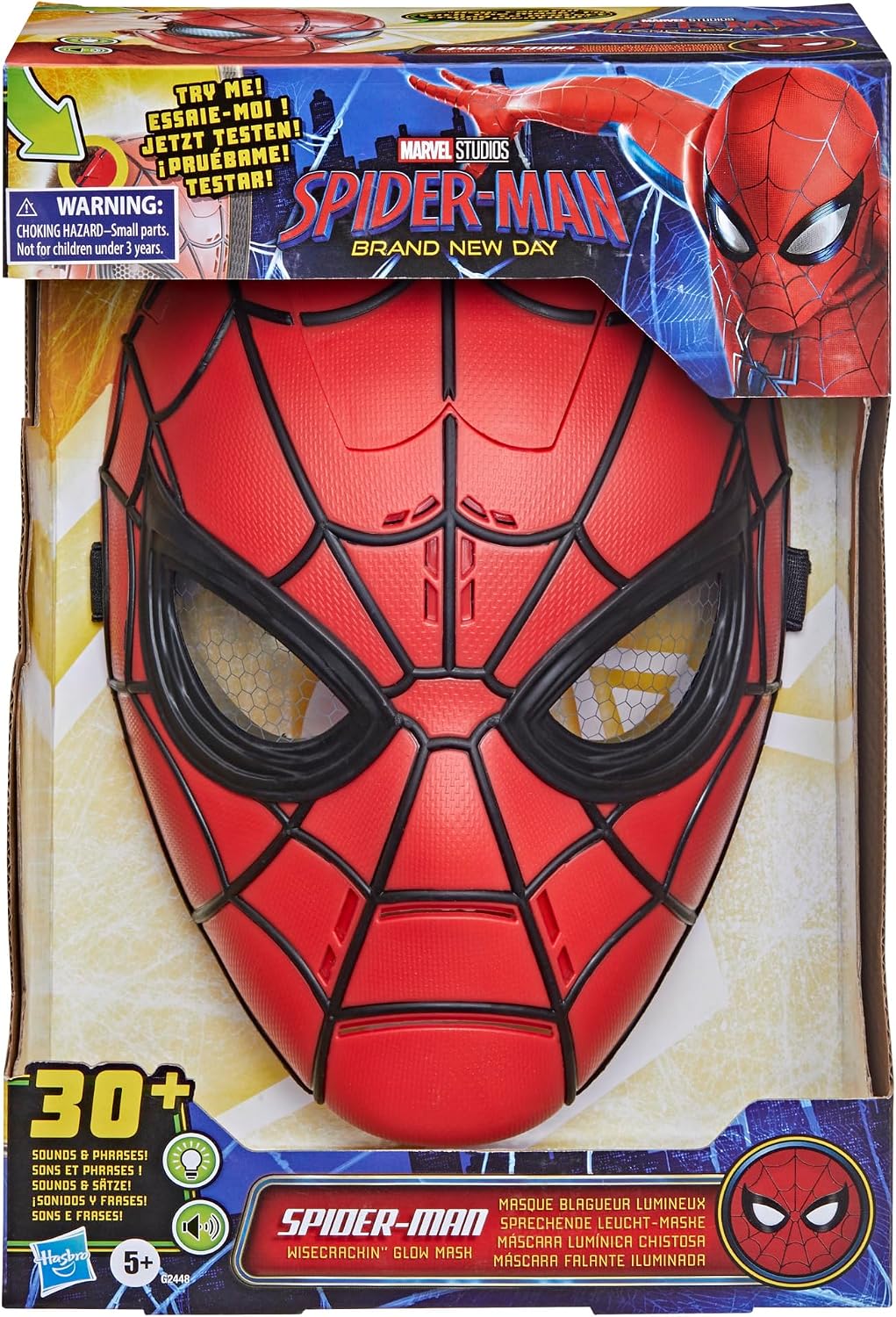 Marvel Spider-Man Wisecrackin’ Glow Maske G2448