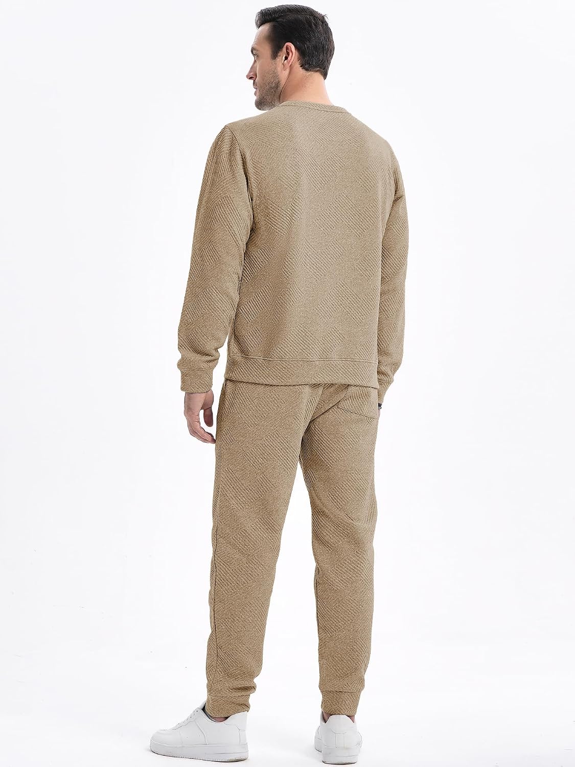 JMIERR Herre Træningssæt Crewneck Joggers 2-Delt