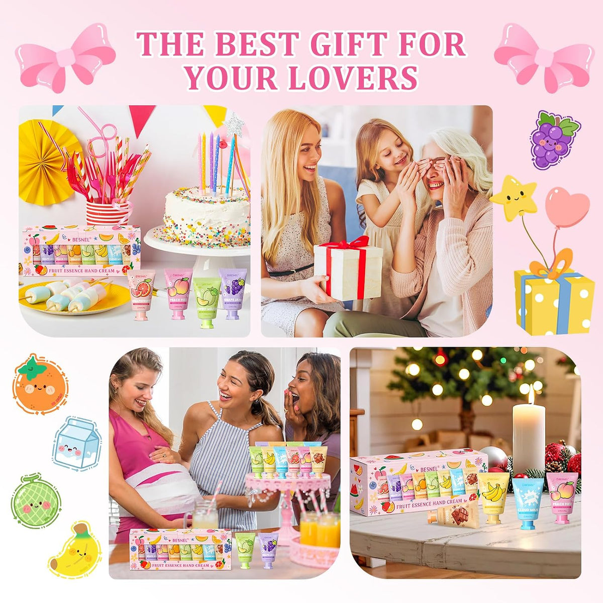 BESNEL Hand Cream Gift Set Håndcreme til Kvinder