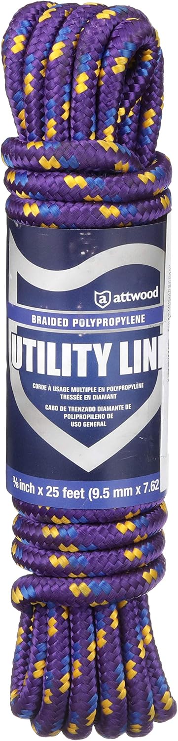 Attwood Flettet Polypropylen Universalreb 7,6 m 11704-2