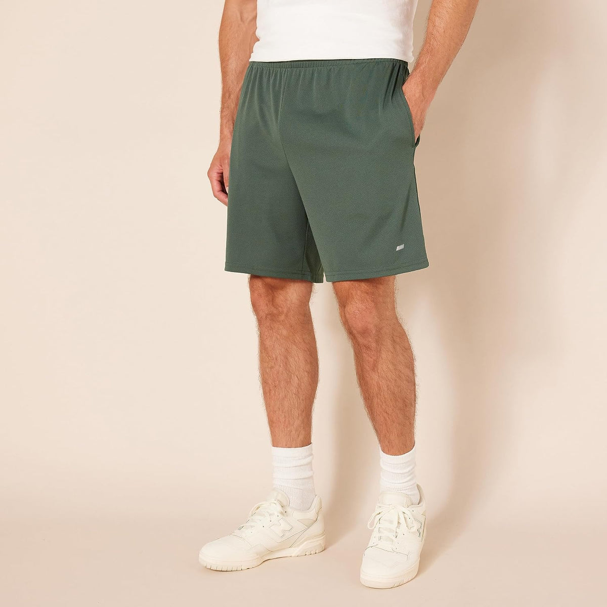 Amazon Essentials Herre Træningsshorts Basketball Loose-Fit 2-Pak 13215